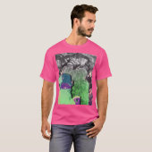 CBI's Angel Ninjas Graffik T-shirt Wauw roze (Voorkant volledig)