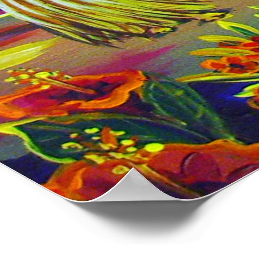 CBjork, Hawaiian Hula Luau Huge Poster (Hoek)