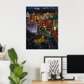 CBjork Las Vegas Cityscape Poster (Thuiskantoor)