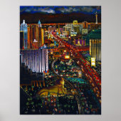 CBjork Las Vegas Cityscape Poster (Voorkant)