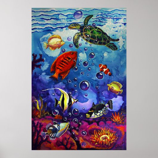 CBjork Magical Reef Poster (Voorkant)