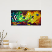 CBjork, Moorish Idol Reef Poster (Keuken)