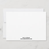 CBjork Party Invitations Happy Hula Lava Kaart (Achterkant)