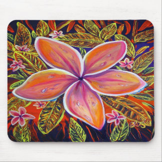 CBjork Pink Plumeria mousepad Muismat
