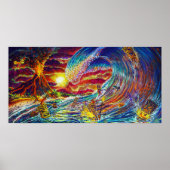 CBjork Tiki Big Wave Print (Voorkant)