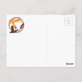 CBjork Tiki Hot Lava-douches Briefkaart (Achterkant)