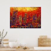 CBjork, Tiki Hot Lava Showers Poster (Keuken)