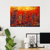 CBjork, Tiki Hot Lava Showers Poster (Thuiskantoor)