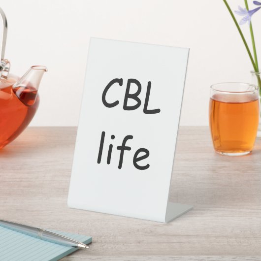 CBL-levensduur Reclamebord Met Voetstuk (Insitu)