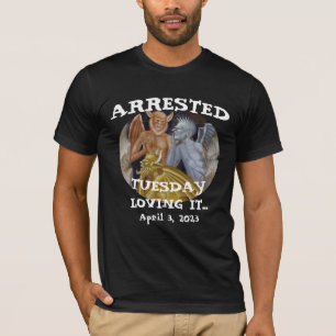 CBP DHS 45e president gearresteerd MAGA VS 47 T-shirt