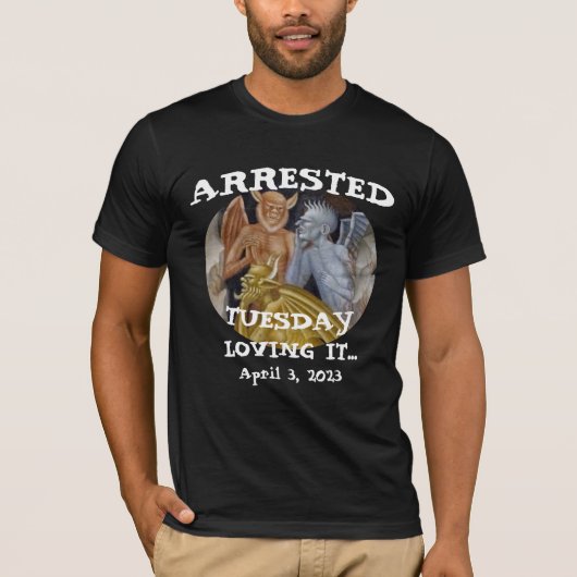 CBP DHS 45e president gearresteerd MAGA VS 47 T-shirt (Voorkant)
