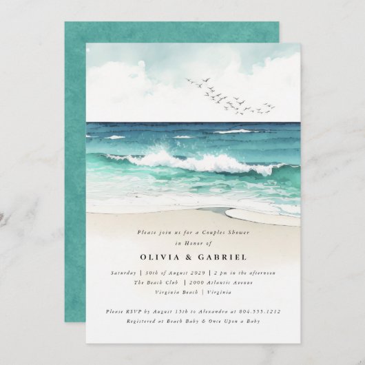 CBridal Shower Kaart (Voorkant / Achterkant)