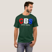 CBS Staat Runelevision Patriottisch Front T-shirt (Voorkant volledig)