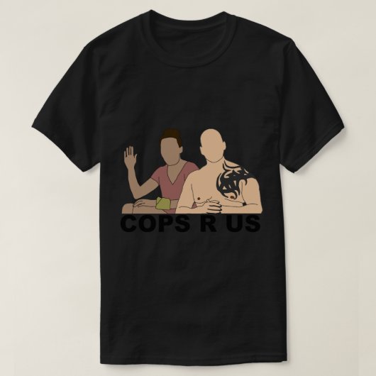 CBS Survivor Sarah & amp_ Tony- Cops R NL T-shirt (Design voorkant)