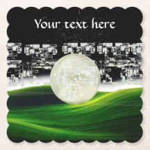 CBS ZONDAGOCHTEND ART: MOON GALAXY Onderzetter