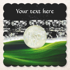 CBS ZONDAGOCHTEND ART: MOON GALAXY Onderzetter