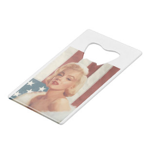 CC15 Marilyn Flag ZAZZ Creditkaart Flessenopener