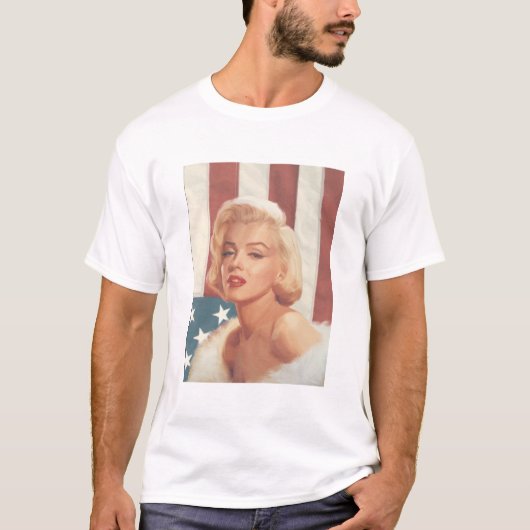 CC15 Marilyn Flag ZAZZ T-shirt (Voorkant)