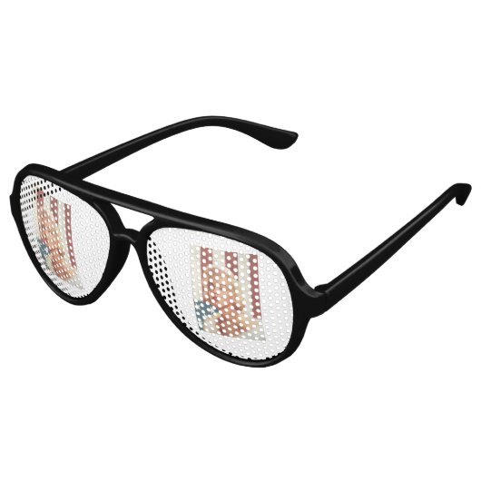 CC15 Marilyn Vlag ZAZZ Aviator Zonnebril (Gekanteld)