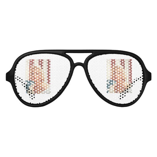 CC15 Marilyn Vlag ZAZZ Aviator Zonnebril (Voorkant)