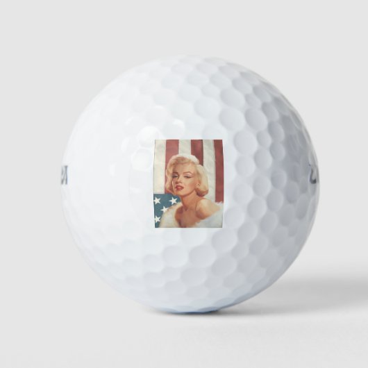 CC15 Marilyn Vlag ZAZZ Golfballen (Voorkant)