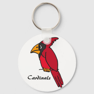 CC- Cardinals Cartoon Sleutelhanger