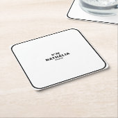 CC (Chique & Klassiek) Kartonnen Onderzetters (Schuin)