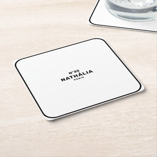 CC (Chique & Klassiek) Kartonnen Onderzetters (Schuin)