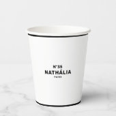 CC (Chique & Klassiek) Papieren Bekers (Achterkant)