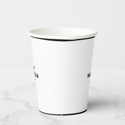 CC (Chique & Klassiek) Papieren Bekers (Rechts)