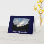 CC- Diepste Sympathie Sunrise Kaart (Gele Bloem)