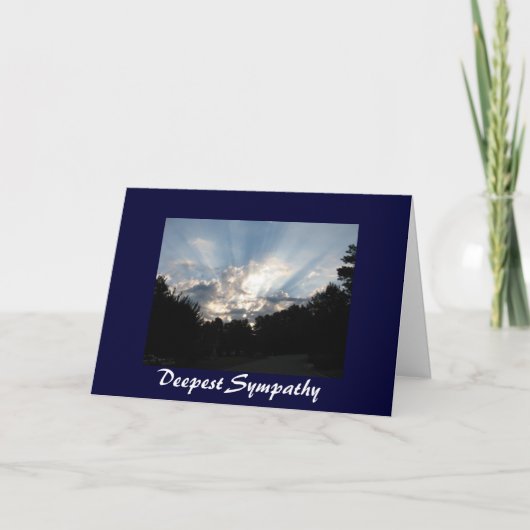 CC- Diepste Sympathie Sunrise Kaart (Voorkant)