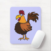 CC- Funky Rooster Mousepad Muismat (Met muis)