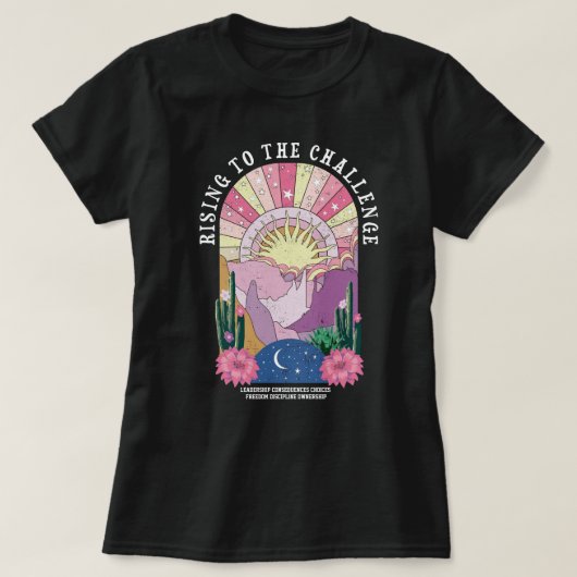 CC Gesprekken Esthetische Christelijke Homeschool T-shirt (Design voorkant)