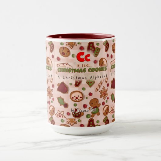 CC is voor kerstkoekjes Mok (Midden)