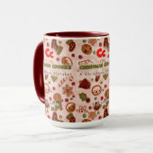 CC is voor kerstkoekjes Mok (Voorkant links)