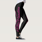 CC-Leggings tekst en grafische logo, zwart Leggings (Rechts)