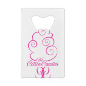 CC Logo flesopening Creditkaart Flessenopener (Achterkant)