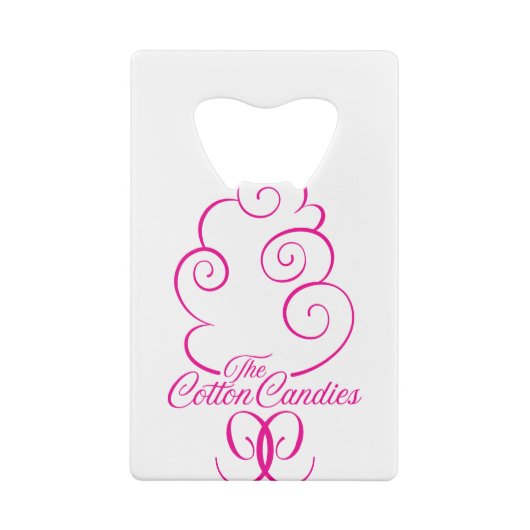 CC Logo flesopening Creditkaart Flessenopener (Achterkant)