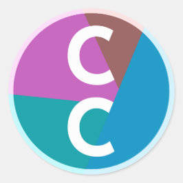 CC Logo Ronde Sticker