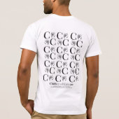 CC Mannelijk Patroon Terug 1 T-shirt (Achterkant)