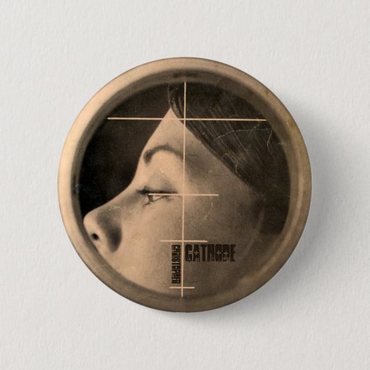 CC-meisjeslateraal Ronde Button 5,7 Cm (Voorkant)