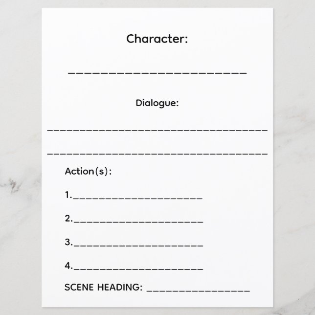 CC Productions Mini-Scriptpagina's (Voorkant)