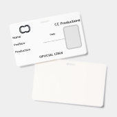 CC Productions Staf Badge (Voor- en achterkant)