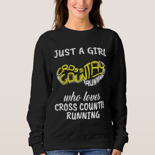 CC Runner Gift Gewoon een meisje dat houdt van Cro Trui (Voorkant)