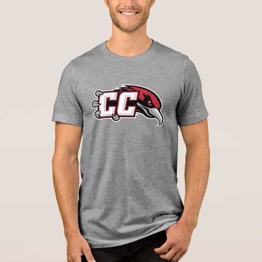 CC Thunderbird-logo Tri-Blend Shirt (Voorkant)