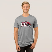 CC Thunderbird-logo Tri-Blend Shirt (Voorkant volledig)