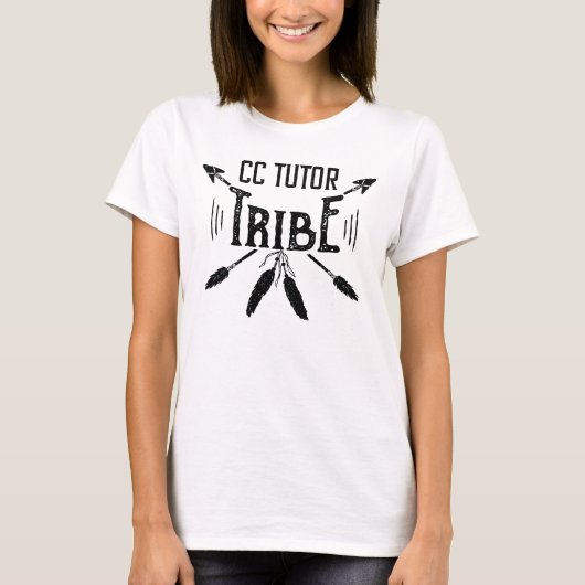 CC Tutor Tribe Shirt, CC Community Homeschool T-shirt (Voorkant)