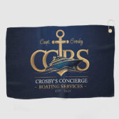 CCBS Merch. nautische golfhanddoek (Horizontaal)