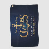 CCBS Merch. nautische golfhanddoek (Voorkant)